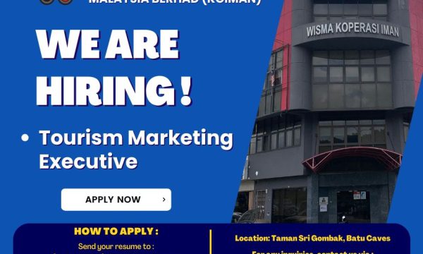 Vacancy (Tourism Marketing Executive)